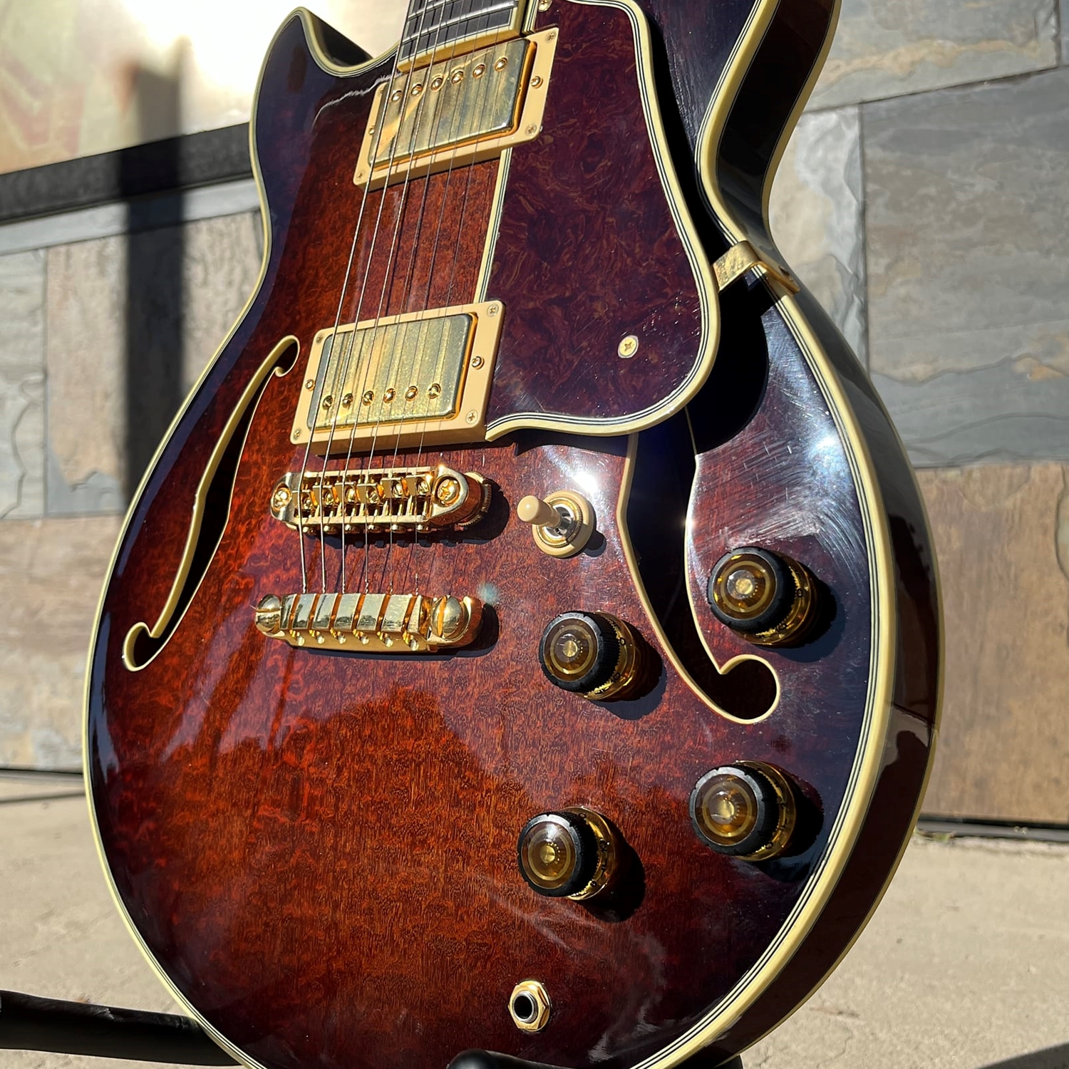 Instrumental Music - Used 1996 Ibanez AM200 Exotic Wood Hollowbody