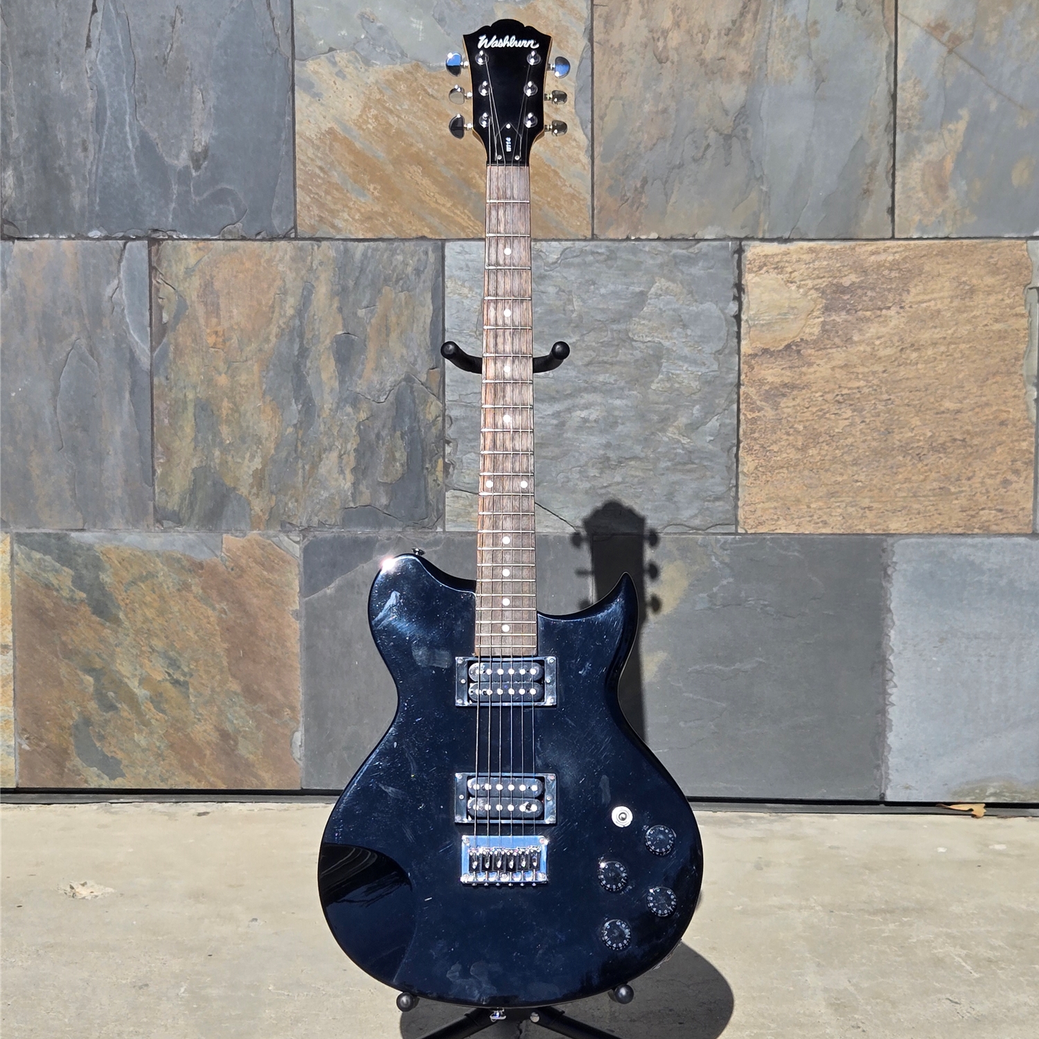 Washburn Wi 14 Black Electric Guitar From JAPAN | eBay