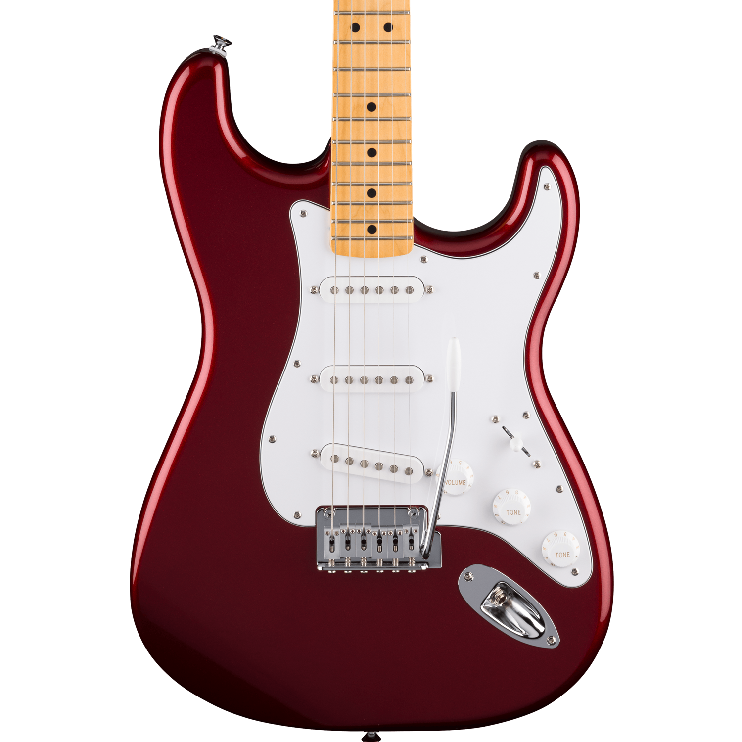 Fender Standard Stratocaster®Maple Fingerboard, White Pickguard, Candy Cola