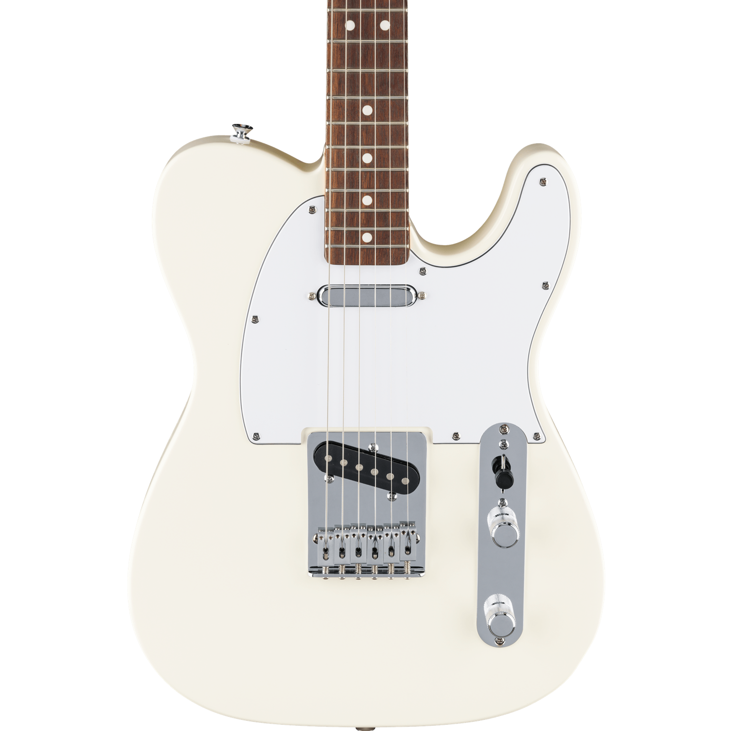 Fender Standard Telecaster® Laurel Fingerboard, White Pickguard, Olympic White