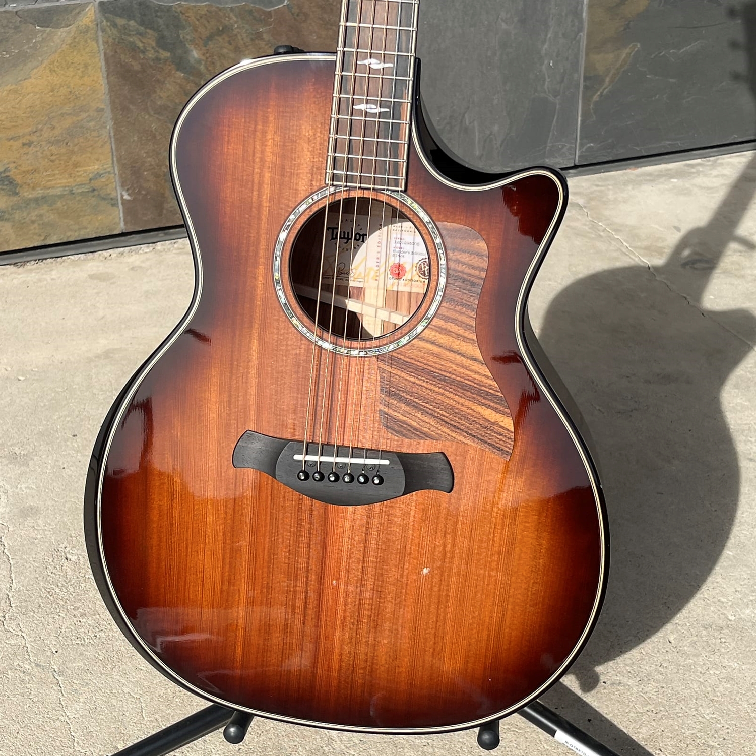 Taylor Builder's Edition 814ce,Honduran/Sinker Redwood