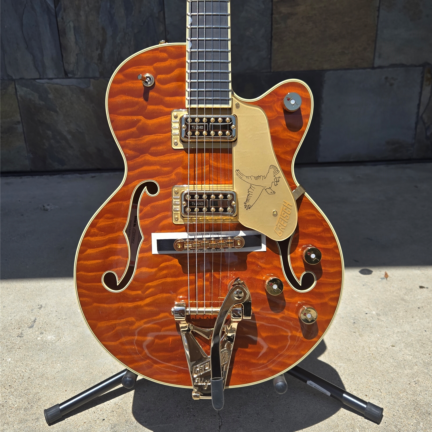 Gretsch Limited Edition Falcon Center Block Jr. with Bigsby® Quilted Maple, Ebony Fingerboard, Roundup