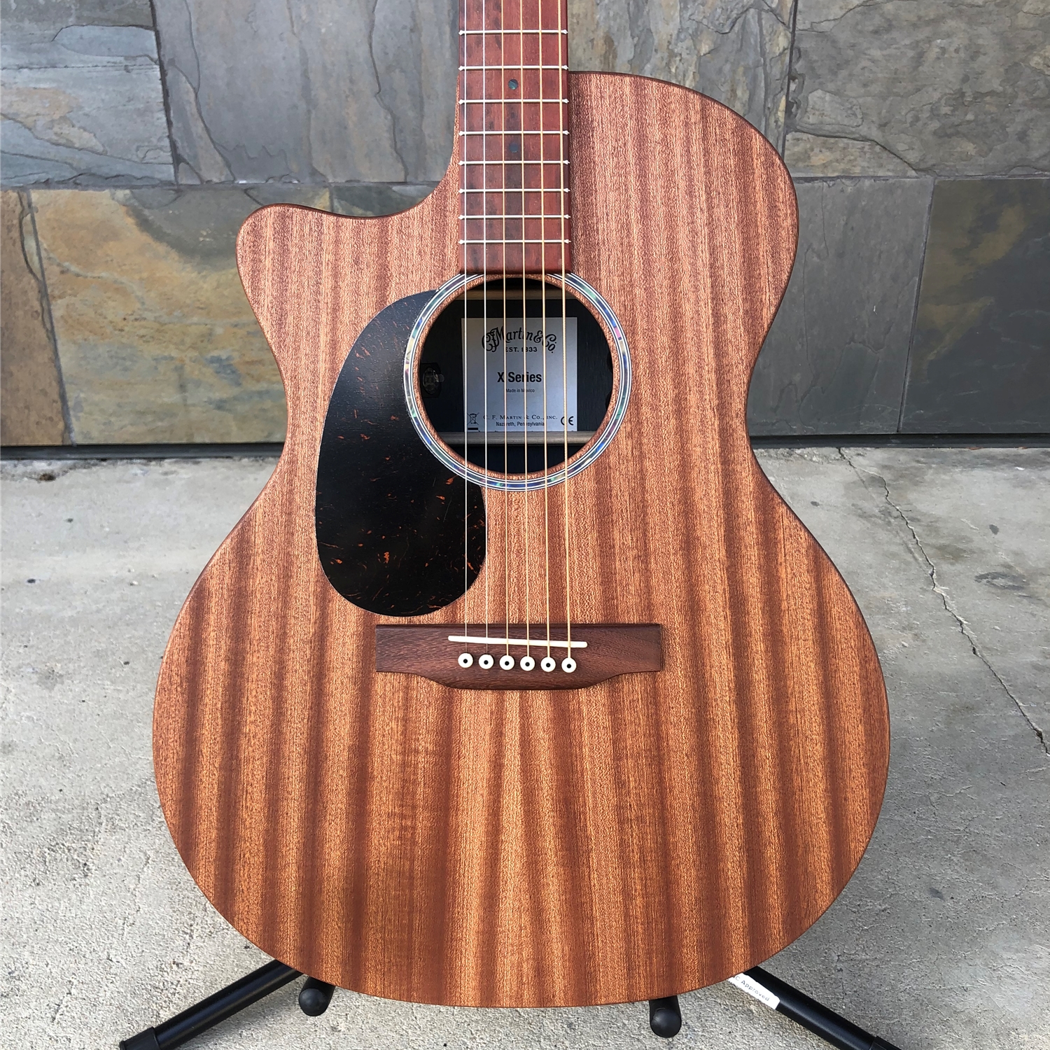 Martin GPCX2E Zircote Lefty Acoustic Electric with Gigbag