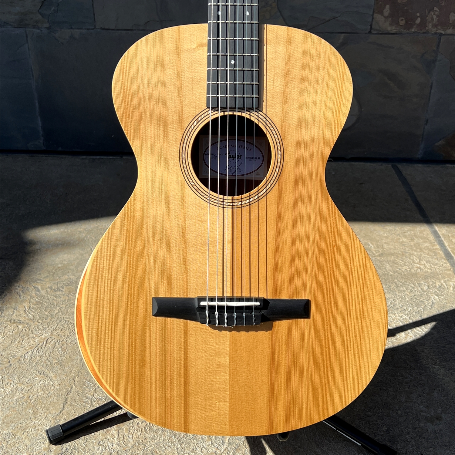 Taylor Academy 12e-N LTD, Figured Koa/Spruce Electric Acoustic
