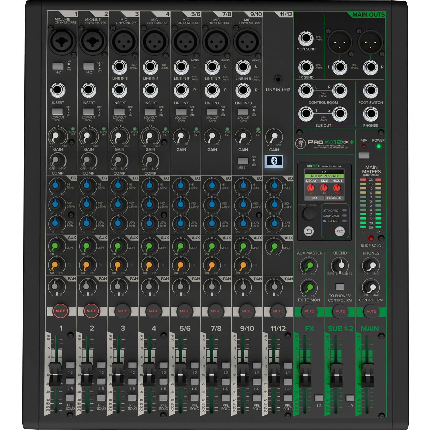 Mackie ProFX12v3+ Mixer