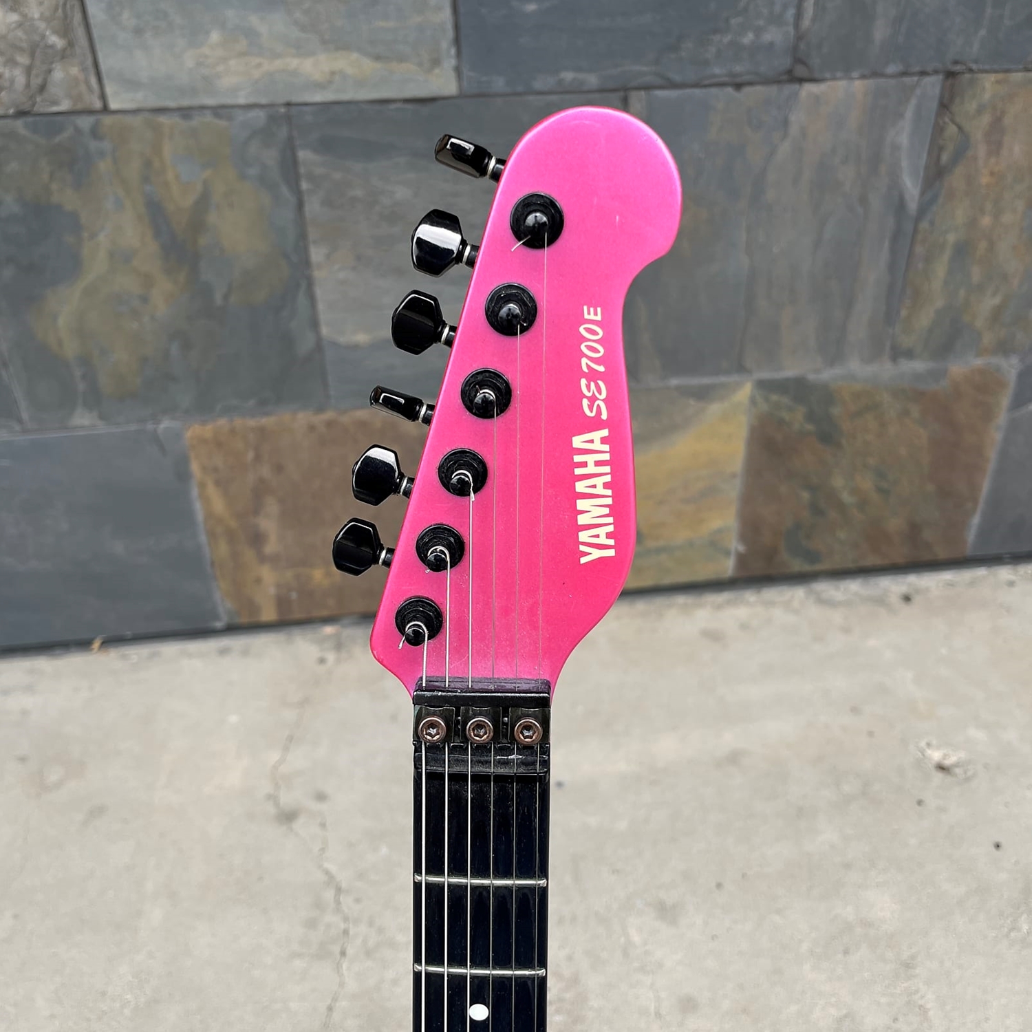 Instrumental Music - Used 1985 Yamaha SE700E Pink Electric Guitar
