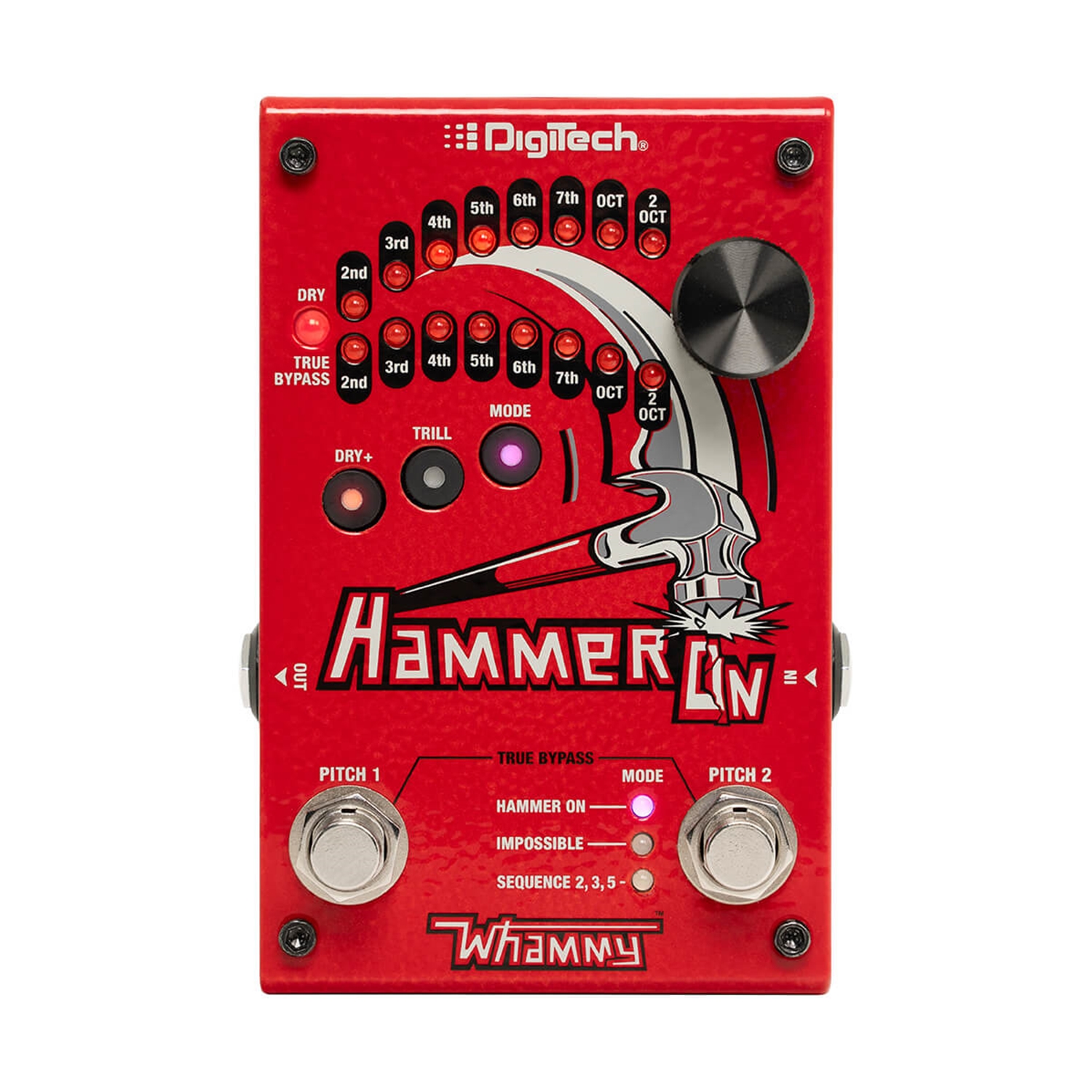 DigiTech HammerOn™ Instantaneous Pitch Jumps Over a 4-Octave Range