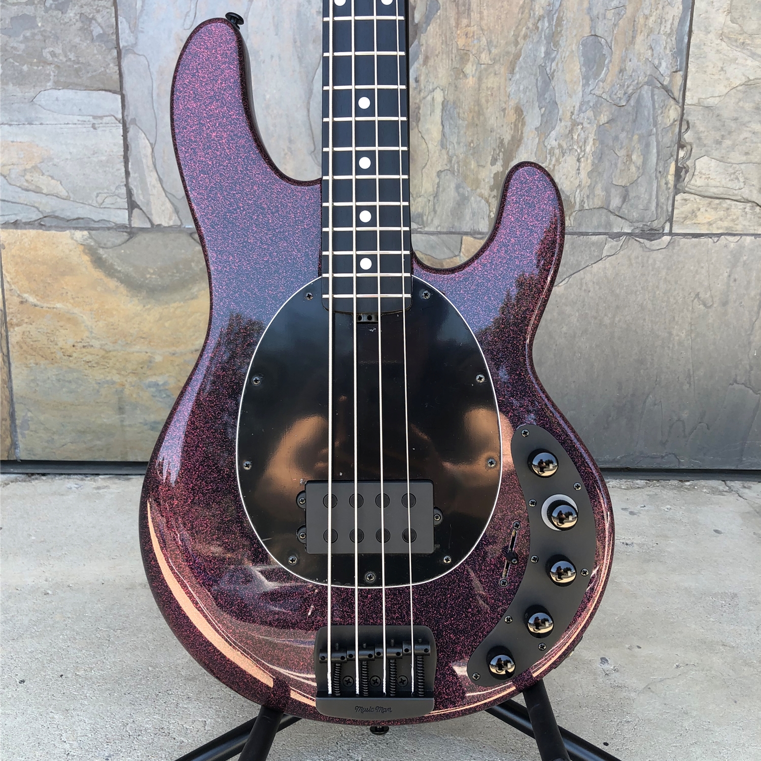 Music Man Stringray Dark Ray Dark Rainbow 4 String Bass