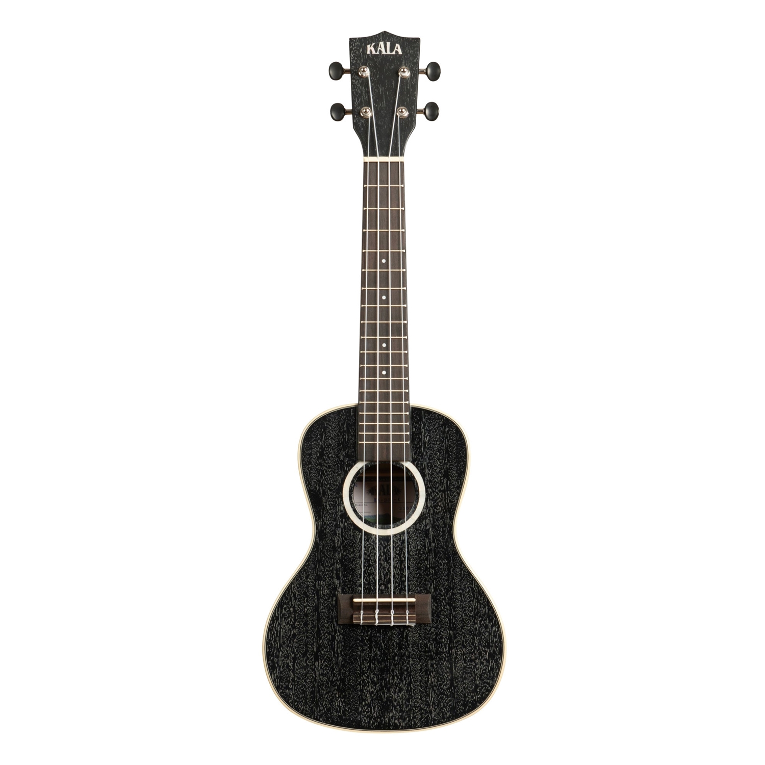 Kala All Solid Salt & Pepper Doghair Mahogany Concert Ukulele