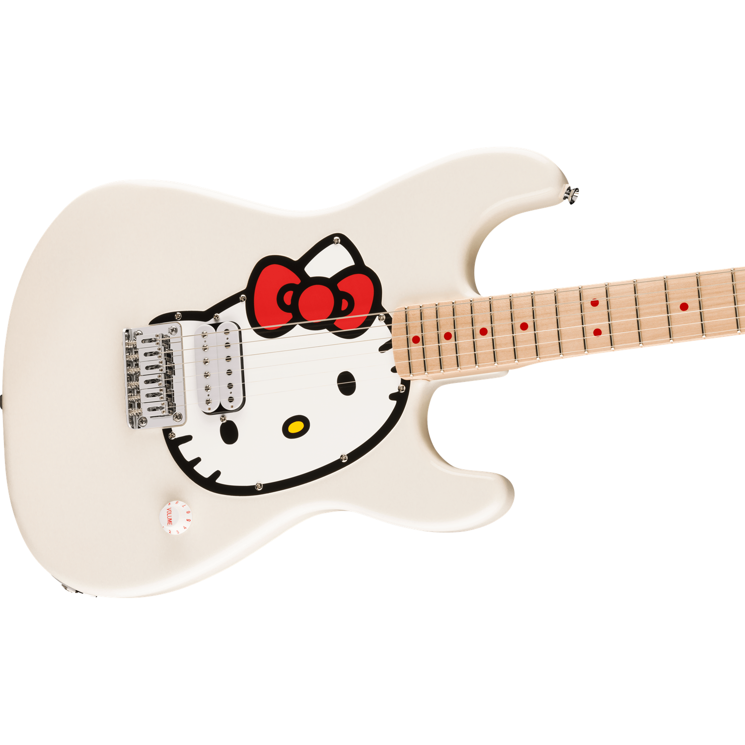 Squier Fender® x Hello Kitty® White Stratocaster®