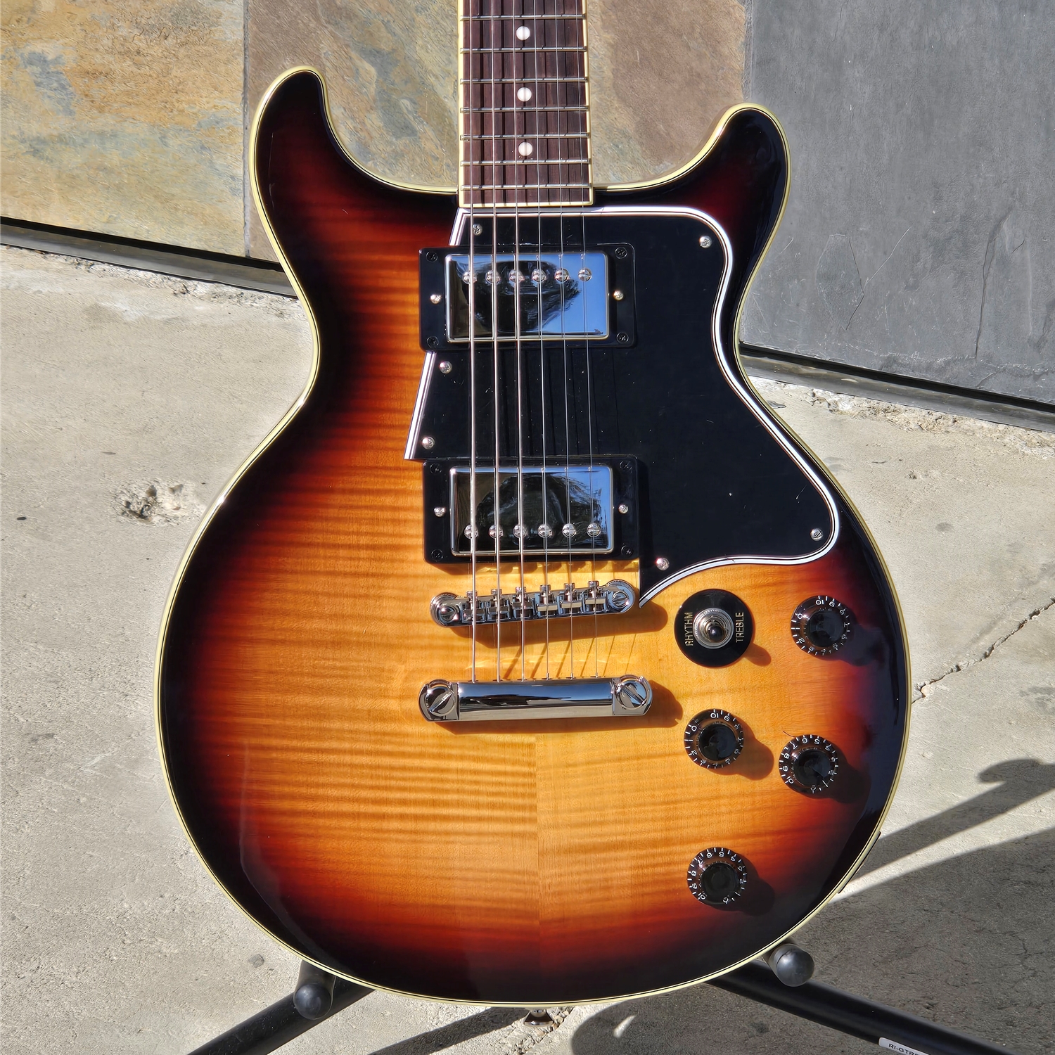 Epiphone Les Paul Special Double Cut Figured Bourbon Burst