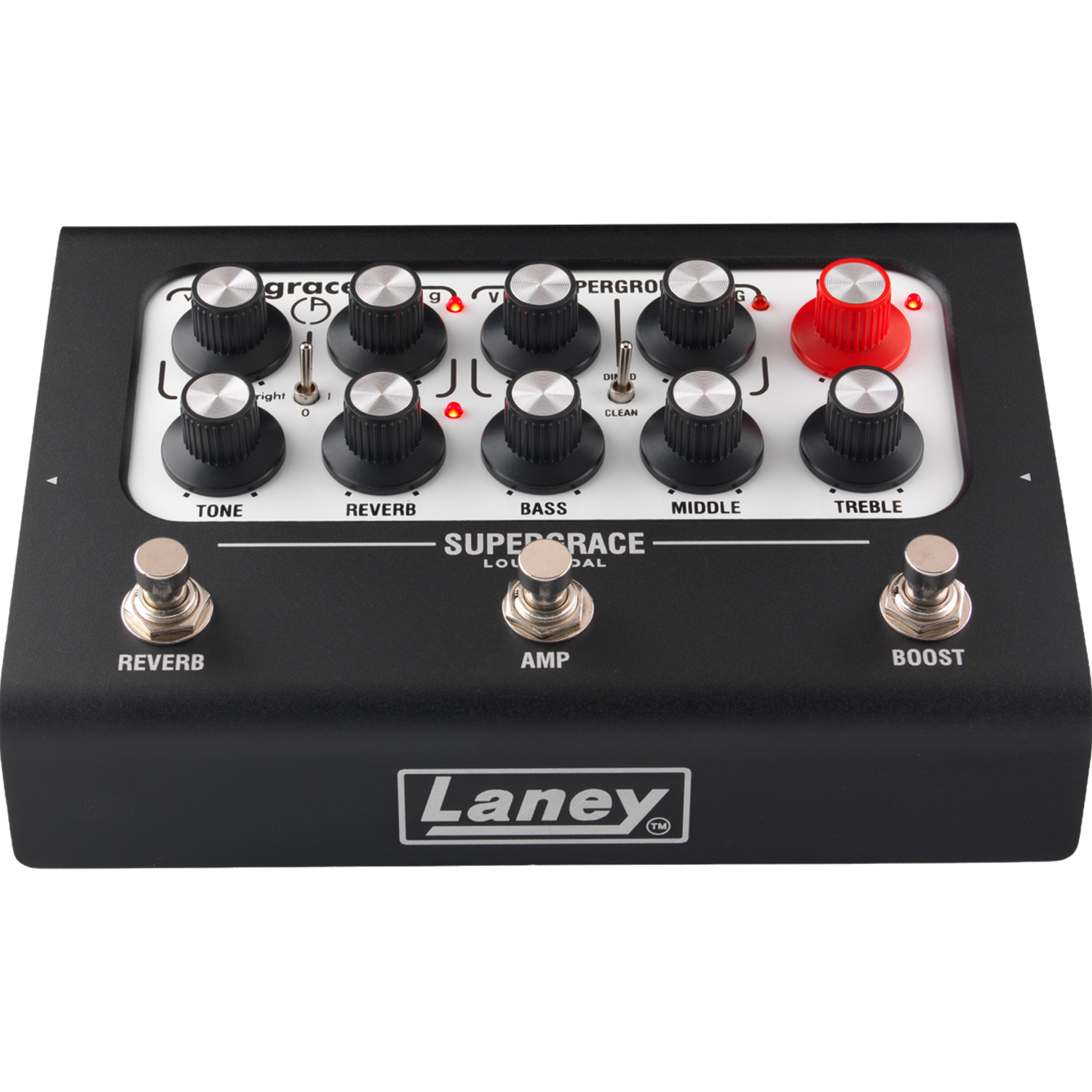 Laney SUPERGRACE Billy Corgan Signature 60 watt DUAL amp loudPedal.