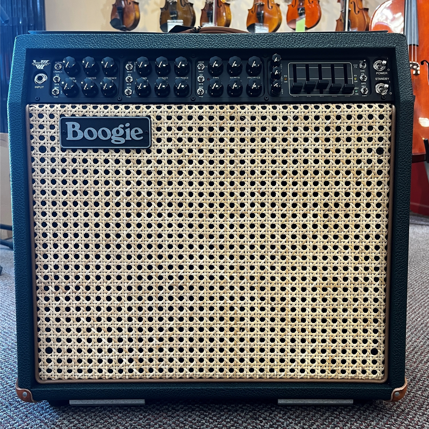 Mesa Boogie Mark 7 Emerald Green Wicker Grille Guitar Combo Amp