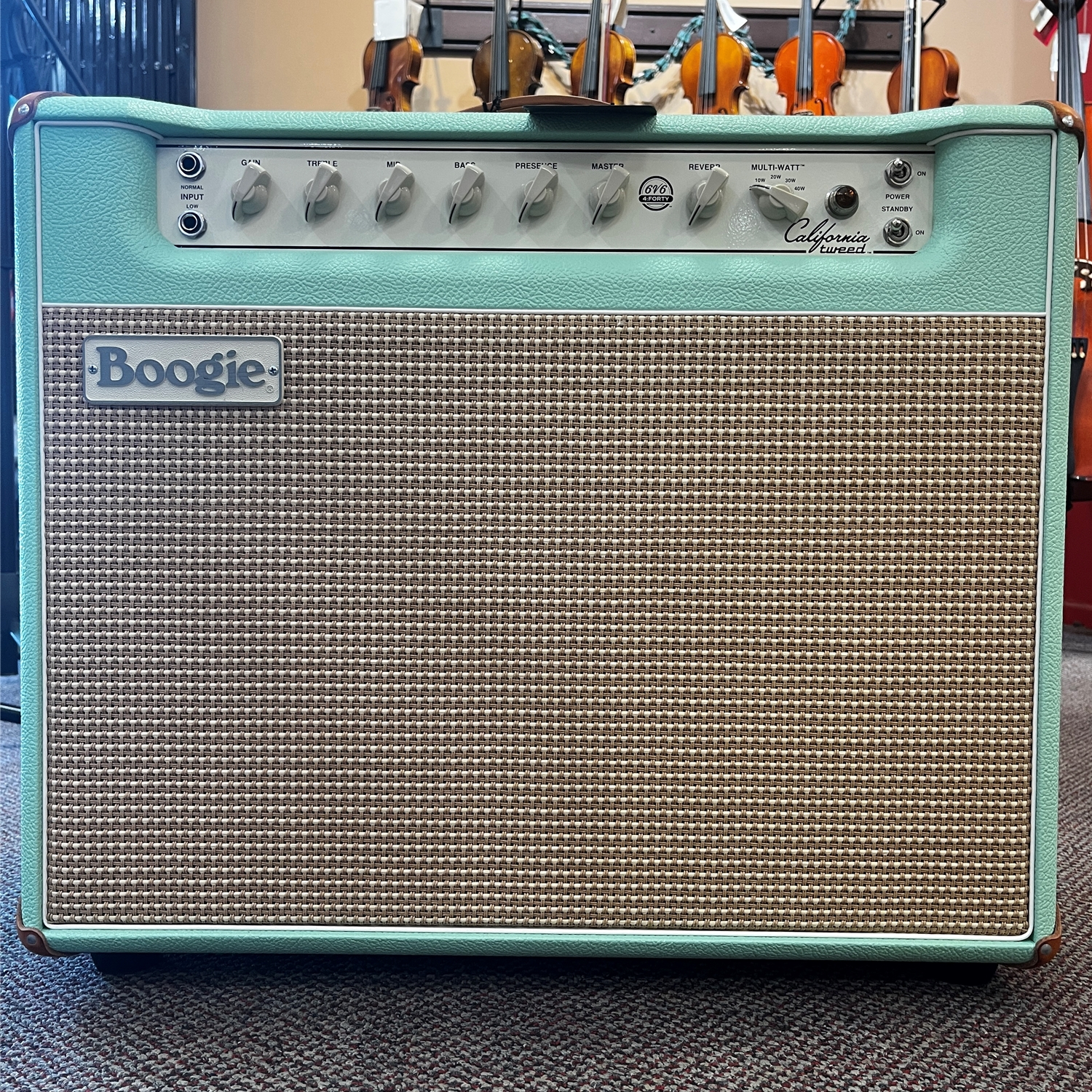 Mesa Boogie California Tweed 40 Surf Green Cream Grille Combo Amp