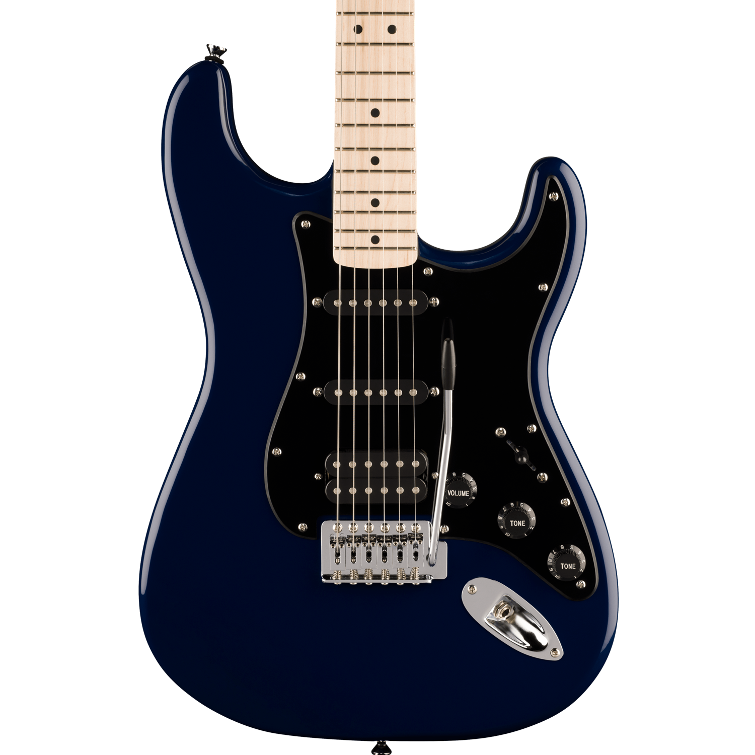 Squier Sonic® Stratocaster® HSS, Maple Fingerboard, Black Pickguard, Midnight Blue