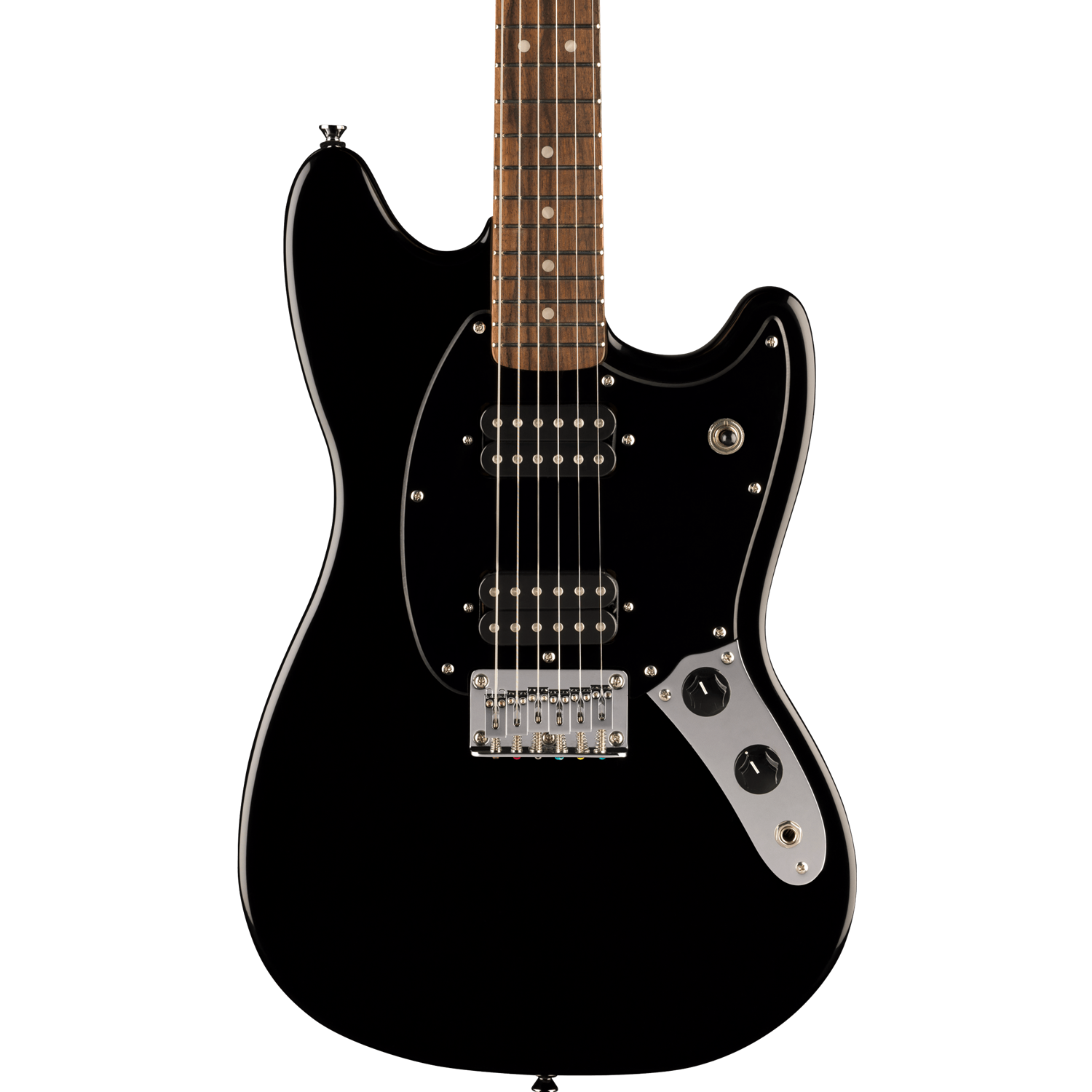 Squier Sonic® Mustang® HH, Laurel Fingerboard, Black Pickguard, Black