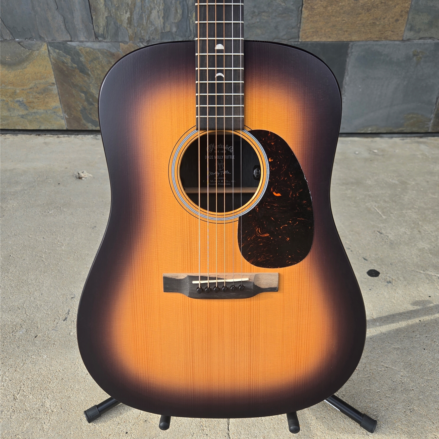 Martin D-X2E Molly Tuttle Acoustic-electric Guitar - Vintage Sunburst