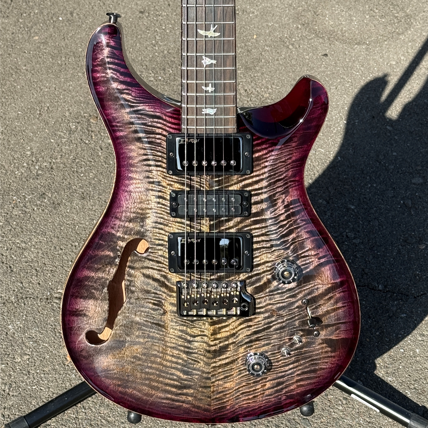 PRS Special Semi-Hollow Mango Top Limited Edition Charcoal Purple Burst