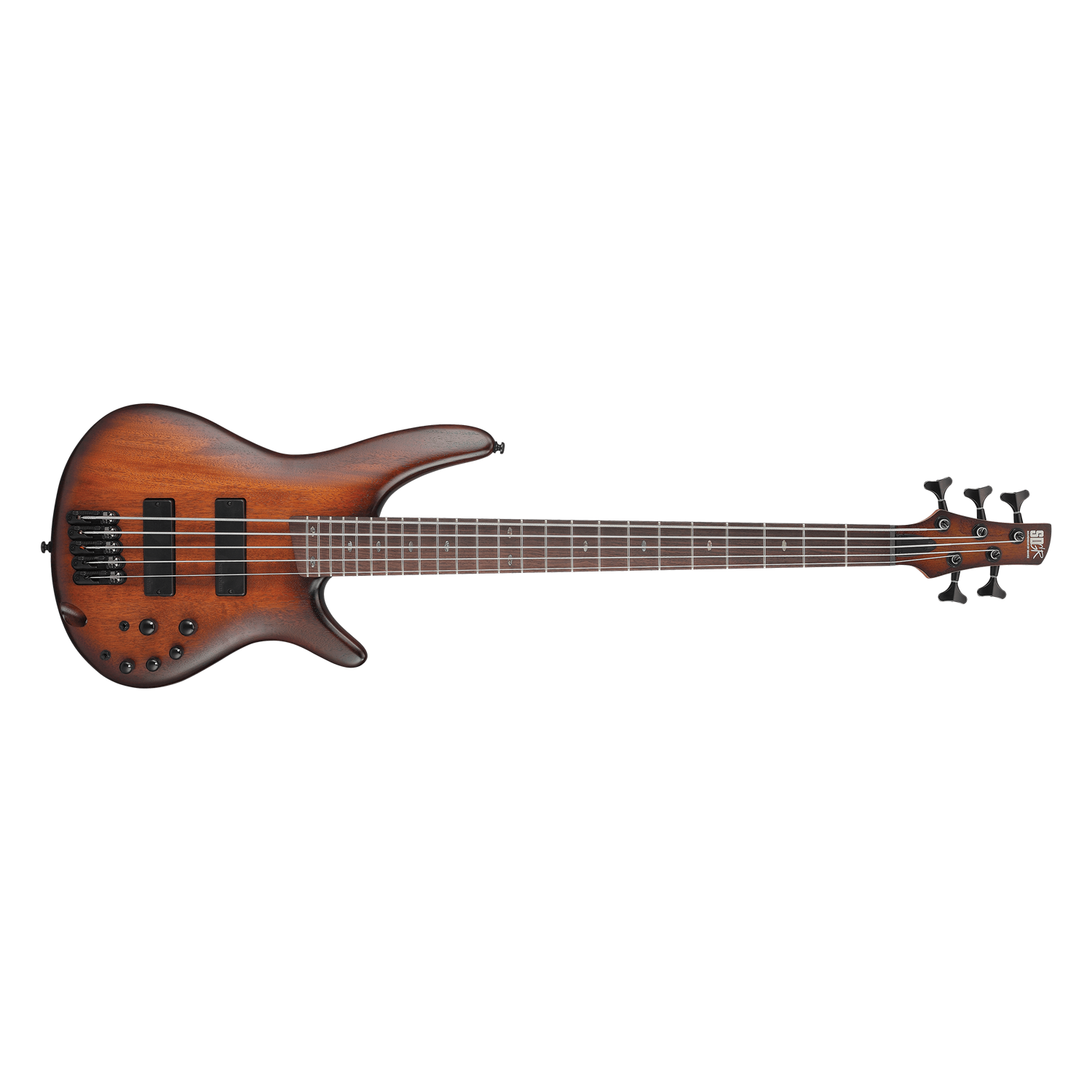 Ibanez SR505A 5 String Bass Mahogany Brown Burst Low Gloss