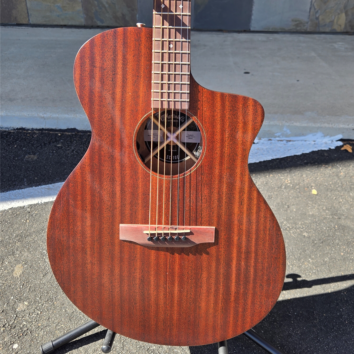 Martin SC-10E Modern Sapele