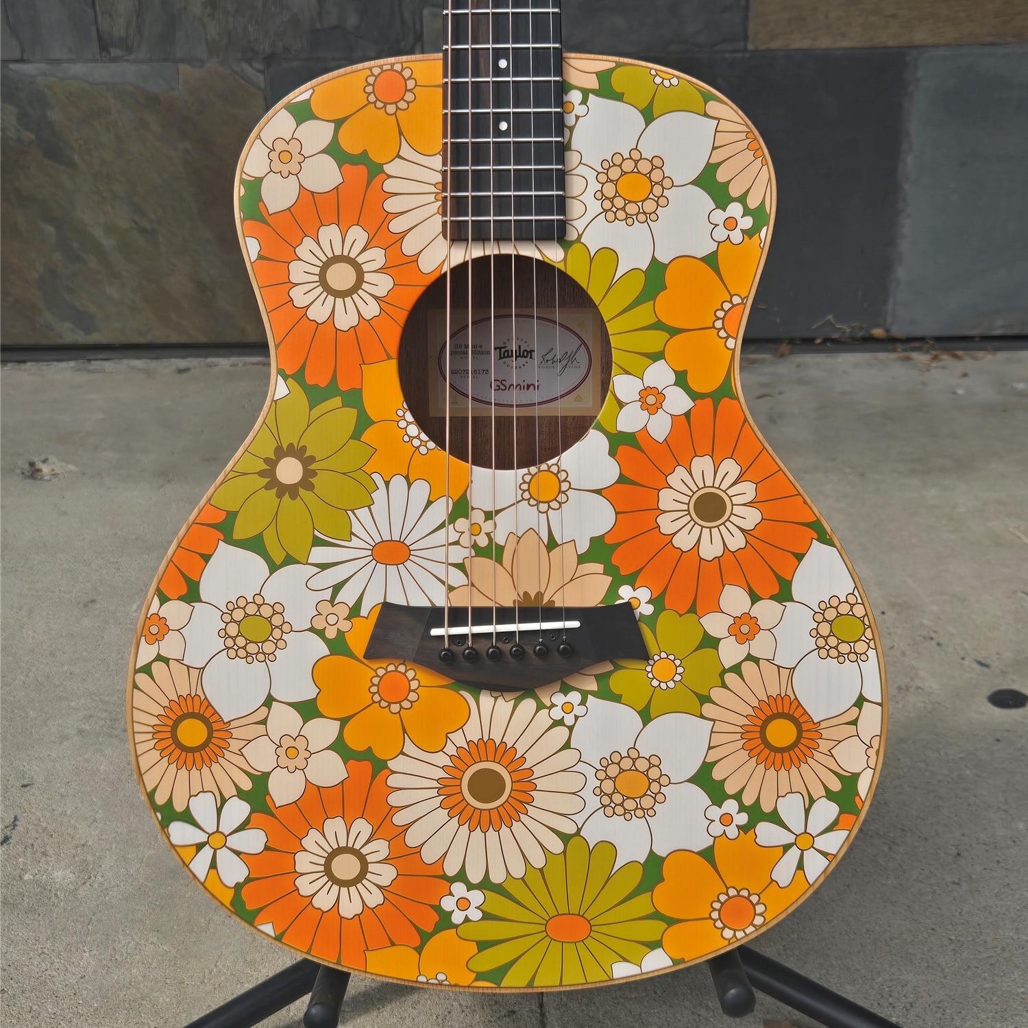 Taylor GS Mini-e Special Edition, Floral Green