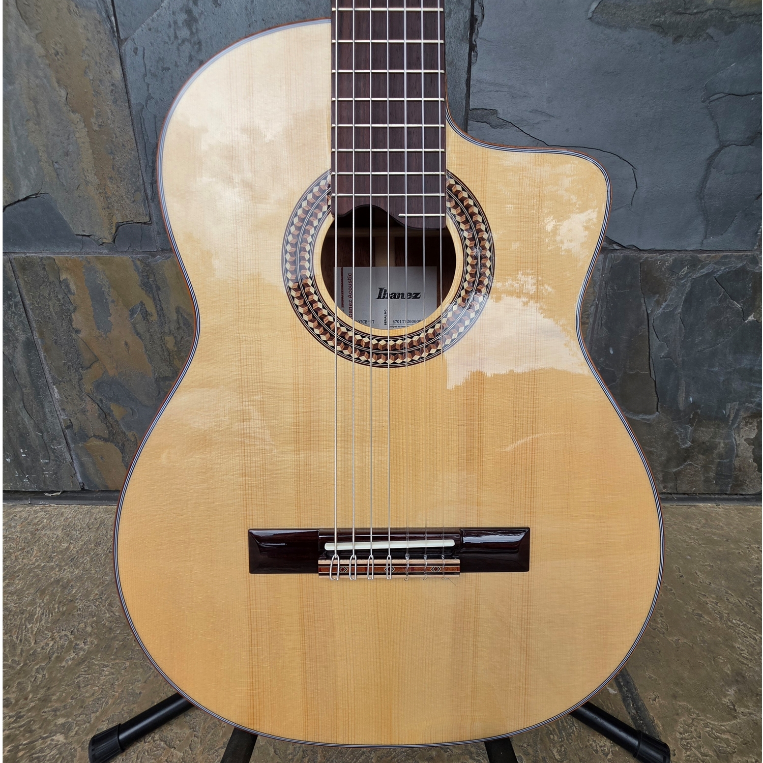 Ibanez GA3007 7 String Nylon Electric with Hard Case