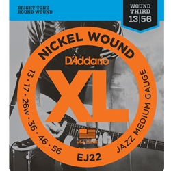 D'Addario EJ22 Nickel Jazz Medium Electric Guitar Strings