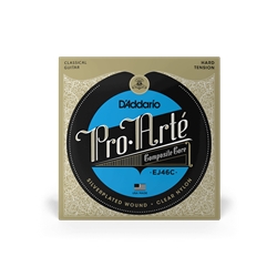 D'Addario EJ46C Pro-Arte Composite Classical Guitar Strings, Hard Tension