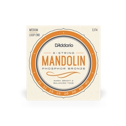 D'Addario EJ74 Phosphor Bronze Medium Mandolin Strings