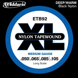 D'Addario ETB92 Tapewound Bass Guitar Strings, Medium, 50-105, Long Scale
