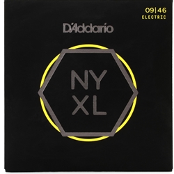 D'Addario NYXL0946 Nickel Wound Electric Guitar Strings, Super Light Top / Regular Bottom, 9-46