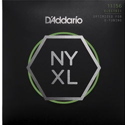 D'Addario NYXL1156 Nickel Wound Electric Guitar Strings, Medium Top / Extra-Heavy Bottom, 11-56