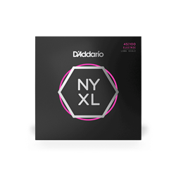 D'Addario NYXL45100 Nickel Wound Bass Guitar Strings, Regular Light, 45-100, Long Scale