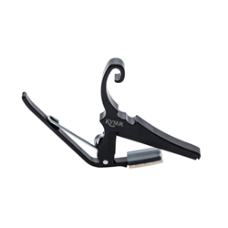 Kyser Quick-Change Capo for Nylon String Acoustic Guitars, Black