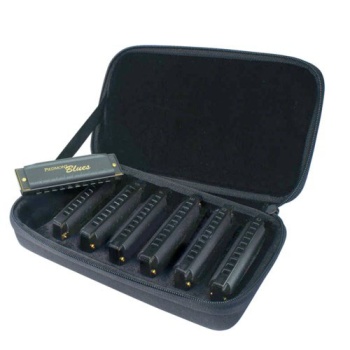 Hohner 7pc blues harmonica gift set