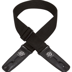 Lock-it  2" Poly Pro Guitar Strap with Locks, Black