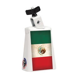 LP Cha Cha Cowbell Painted w/ Mexico Flag Design