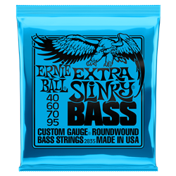 Ernie Ball Extra Slinky Nicken Wound Bass Strings, 40-95