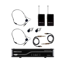 PROformance PDW-LHG Lav/Headset Dual Channel Digital Wireless System