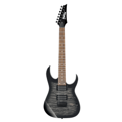 Ibanez Gio GRG7221QA 7-String Electric Guitar - Black Flat
