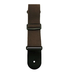 Henry Heller 2" Cotton Guitar Strap - Brown
