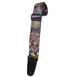 Henry Heller Sublimation Strap, 2", Mandala Flower