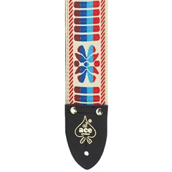 D'Andrea Ace Vintage Reissue Guitar Strap, Big Sky