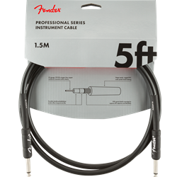 Fender Professional Series Instrument Cable, Straight/Straight, 5 ft