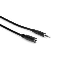 Hosa MHE-110 Headphone Extenion Cable, 3.5mm TRS to 3.5mm TRS, 10ft