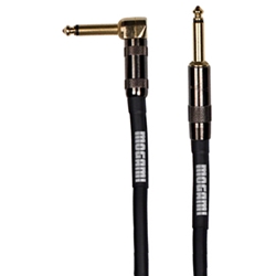Mogami Platinum Instrument Cable Straight to Right Angle; 12 ft