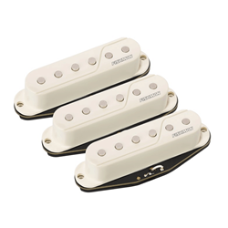 Fishman Fluence Single Width Pickup Set For Strat, White