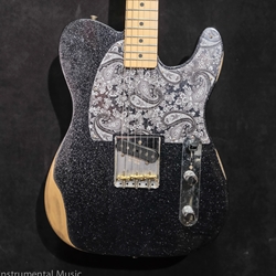Fender Brad Paisley Esquire, Maple Neck, Black Sparkle