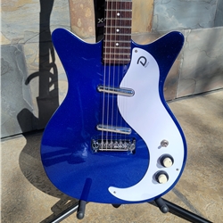 Danelectro 59 Mod NOS+ Blue Metal Flake