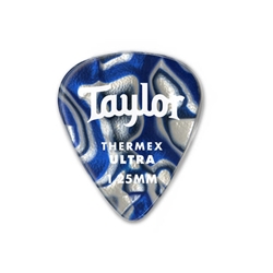 Taylor Premium 351 Thermex Ultra Guitar Picks, Blue Swirl, 6-Pack